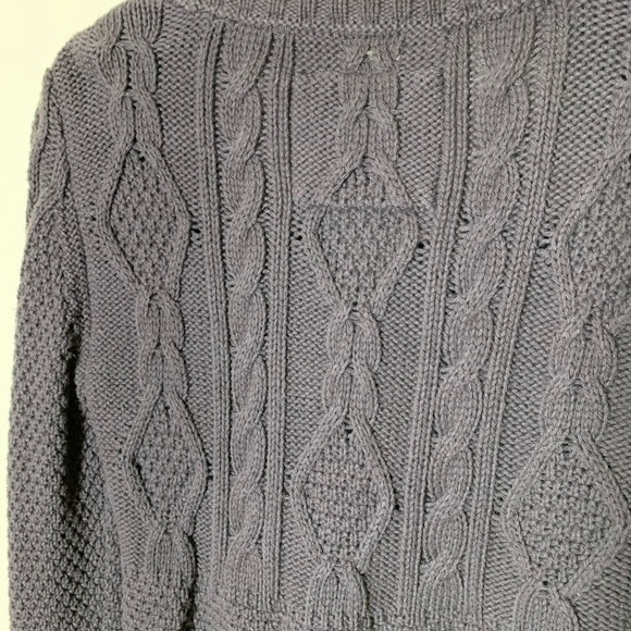 H&M Brown Knit Long Sleeve Sweater Size Small - Picture 7 of 7